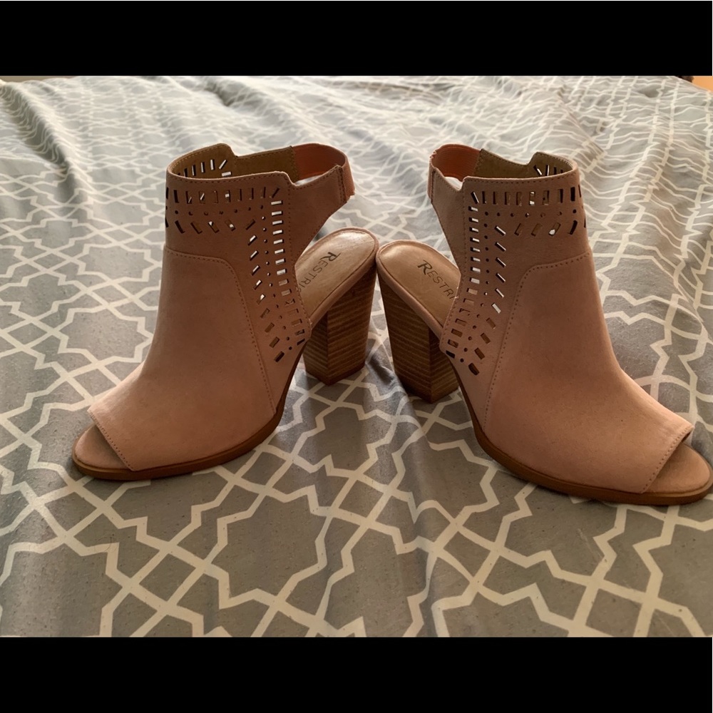 Mauve booties